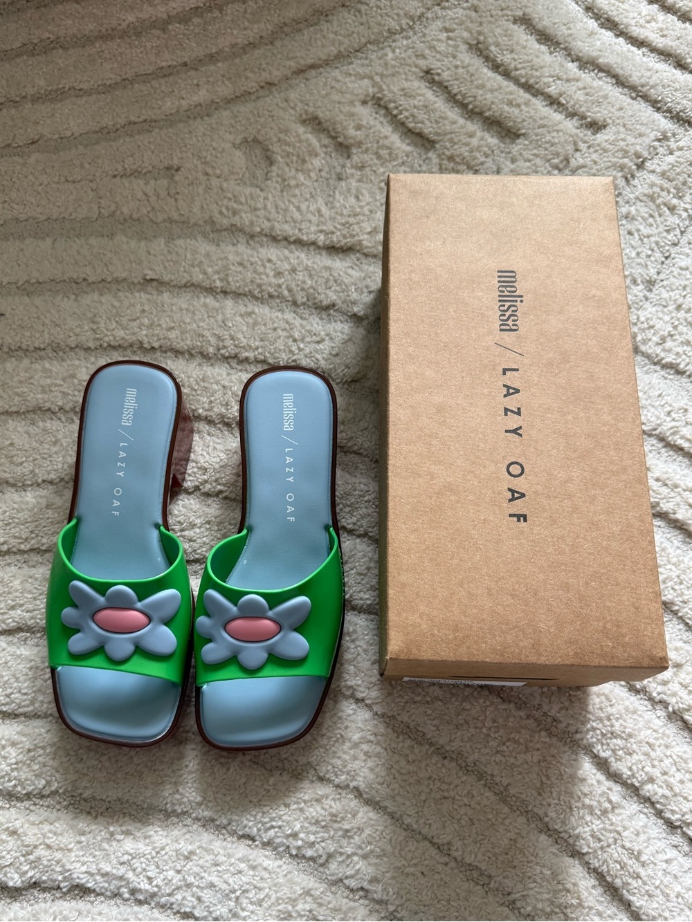NWT Melissa x Lazy Oaf Shape Heel Mule